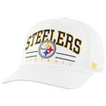 47 Brand Steelers Roscoe Hitch RF Cap - 47 Brand White