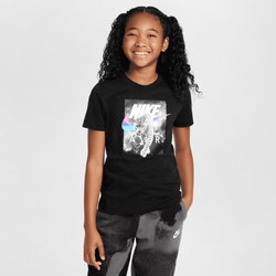 Girls' Grade School - Nike NSW KC Leopard T-Shirt - Black