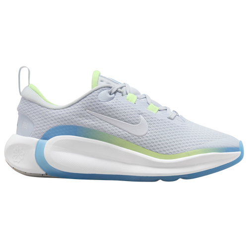 

Boys Nike Nike Kidfinity - Boys' Grade School Running Shoe Football Grey/White/Barely Volt Size 01.0