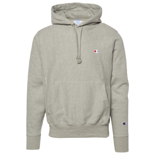 

Champion Mens Champion Reverse Weave Left Chest C Pullover Hoodie - Mens Oxford Grey/Gray Size M