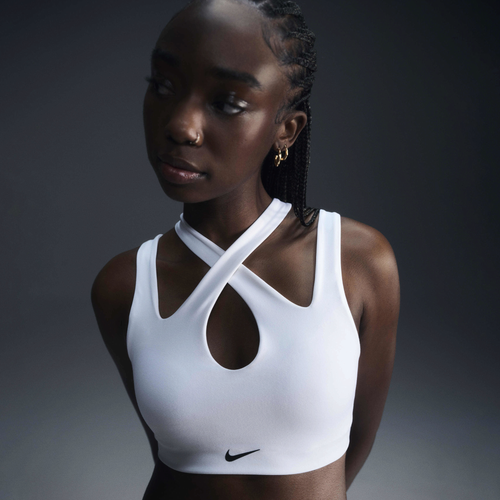 

Nike Womens Nike Indy Freestyle Bra - Womens White/Black Size L