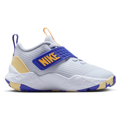 Boys' Preschool - Nike Hustle D 12 - Football Grey/Laser Orange/Lapis