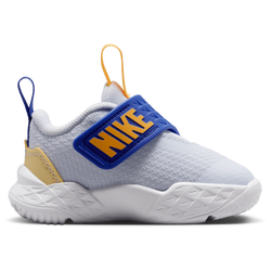 Boys' Toddler - Nike Team Hustle D 12 - Lapis/Football Grey/Laser Orange