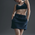 Nike Phoenix Fleece High Rise Mini Skirt - Women's Armory Navy/Sail