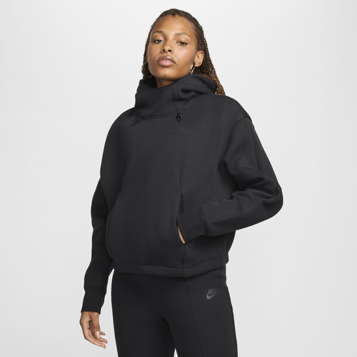 

Nike Womens Nike NSW Tech Fleece OS Hoodie - Womens Black/Black Size L