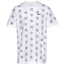 Boys' Grade School - Nike AOP Monogram 23 T-Shirt - White