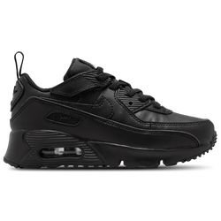 Boys' Preschool - Nike Air Max 90 EasyOn - Black/Black/White