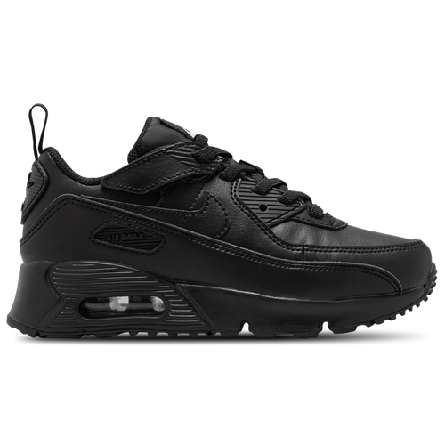 

Nike Boys Nike Air Max 90 EasyOn - Boys' Preschool Basketball Shoes Black/Black/White Size 8.0