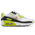 Nike Air Max 90 - Boys' Grade School White/Khaki/Cyber