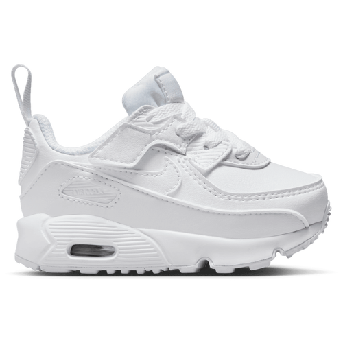 

Boys Nike Nike Air Max 90 EasyOn - Boys' Toddler Shoe White/White/Metallic Silver Size 02.0