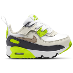 Boys' Toddler - Nike Air Max 90 EasyOn - White/Khaki/Cyber