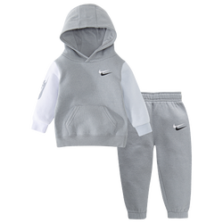 Boys' Toddler - Nike Air Hoodie Set - Grey/White