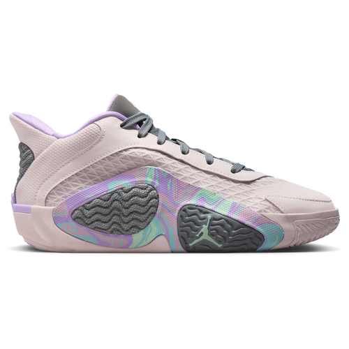 

Jordan Boys Jordan Tatum 2 - Boys' Grade School Basketball Shoes Mint Foam/Smoke/Light Soft Pink Size 5.5