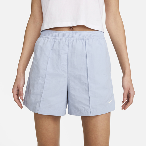 Nike Womens  Essential 5" Woven Shorts In Lt Armoury Blue/sail