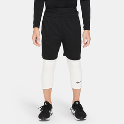 Boys' Grade School - Nike NP Dri-FIT 3/4 Tights 24 - White/Black