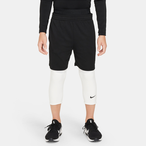 

Boys Nike Nike NP Dri-FIT 3/4 Tights 24 - Boys' Grade School White/Black Size M