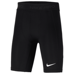 Boys' Grade School - Nike NP Dri-FIT Shorts 24 - Black/Black/White