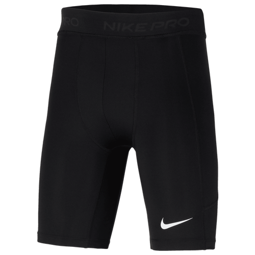 

Nike Boys Nike NP Dri-FIT Shorts 24 - Boys' Grade School Black/Black/White Size L