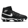 Jordan AJ 1 Mid Cleats - Jordan Black/White