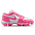 Jordan AJ 1 Low Cleats - Boys' Grade School White/Digital Pink