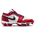 Jordan AJ 1 Low Cleats - Boys' Grade School White/Black/Red