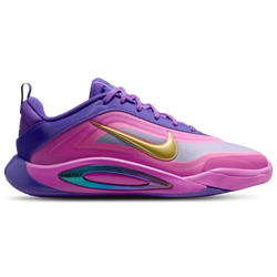 Girls' Grade School - Nike A'One - Metallic Gold/Fierce Purple