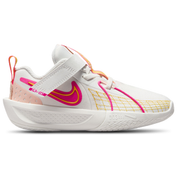 Boys' Preschool - Nike G.T Cut 3 - Summit White/Hyper Pink/Arctic Orange