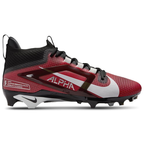 

Nike Mens Nike Alpha Menace 4 Elite - Mens Football Shoes University Red/White/Team Red Size 09.0