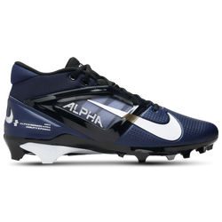 Men's - Nike Alpha Menace 4 Pro - White/Mid Navy/Metallic Silver