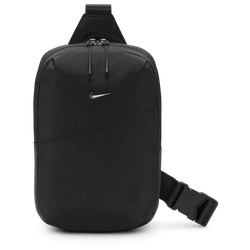 Women's - Nike Aura Crossbody Bag - Black/Black/Gunmetal