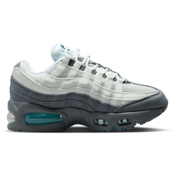 Boys' Grade School - Nike Air Max 95  - Summit White/Dusty Cactus/Smoke Grey