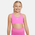 Nike Dri-FIT Swoosh Bra - Girls' Grade School White/Playful Pink