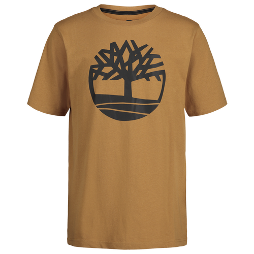 

Boys Timberland Timberland Tree Logo T-Shirt - Boys' Grade School Wheat/Wheat Size M