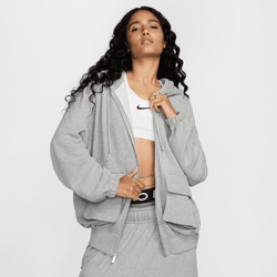 Women's - Nike Dance OS Full-Zip Hoodie - Smoke Grey/Dark Grey Heather