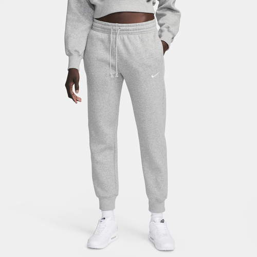 

Nike Womens Nike NSW Phoenix Fleece MR Pants - Womens Sail/Dk Grey Heather Size XS