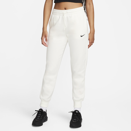 

Nike Womens Nike NSW Phoenix Fleece MR Pant - Womens Sail/Black Size L