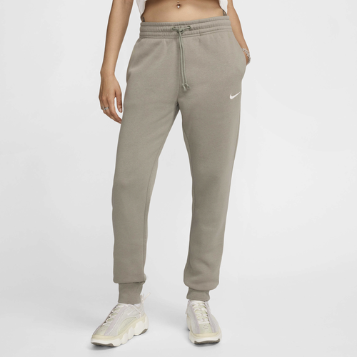 

Nike Womens Nike NSW Phoenix Fleece MR Pants - Womens Sail/Light Army Size XS