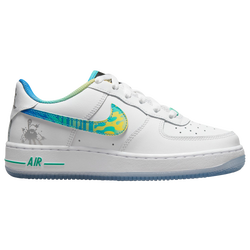 Boys' Grade School - Nike Air Force 1 LV8 1 - White/White/Multi