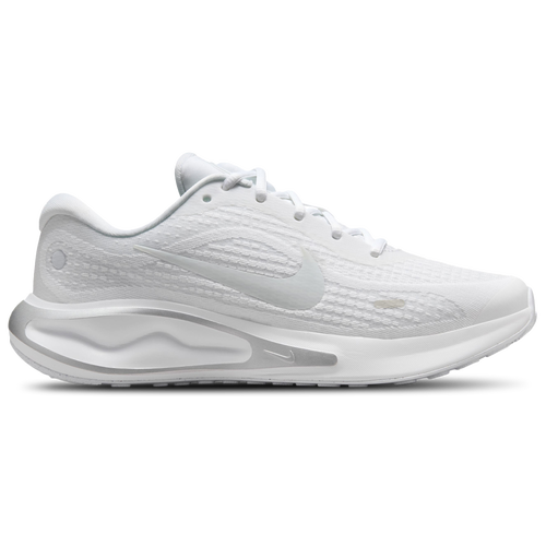 

Nike Womens Nike Journey Run - Womens Running Shoes White/White/Pure Platinum Size 09.5