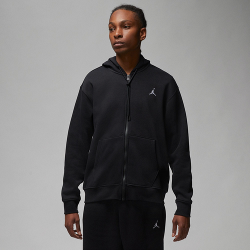 MENS - Jordan Essentials Fleece Full-Zip Hoodie - Black/White