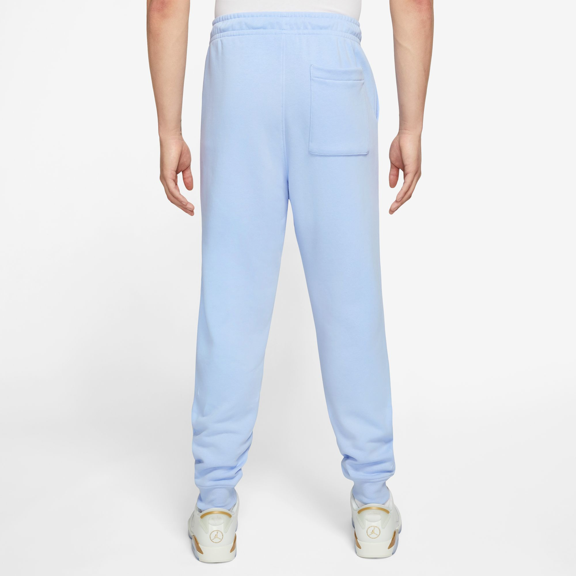 JORDAN Essentials Fleece Pants royal tint/white Calças de treino