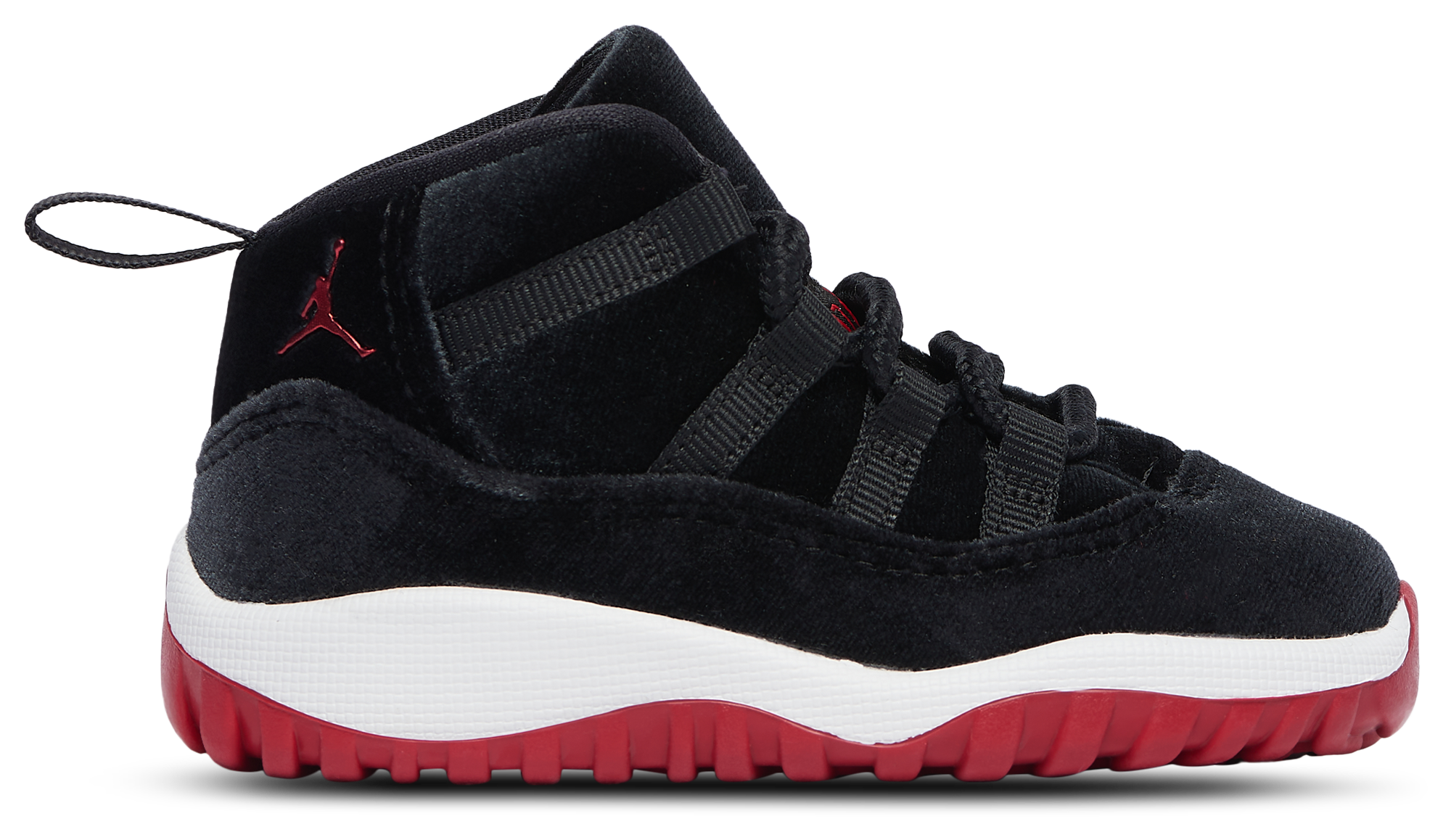 Air jordan retro 11 red and black on sale