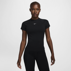 Women's - Nike Pro DF SS Baselayer - Black/White