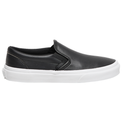 Boys' Grade School - Vans Classic Slip On - Black/White