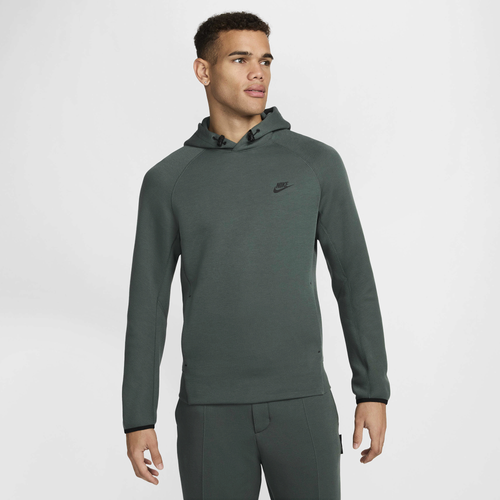 

Nike Mens Nike Tech Fleece Pullover Hoodie - Mens Vintage Green/Black Size L