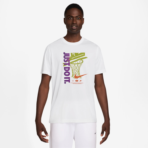 

Nike Mens Nike Dri-FIT RLGD OC Verb T-Shirt - Mens White/Multi Size S