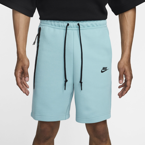 

Nike Mens Nike Tech Fleece Shorts - Mens Denim Turquoise/Black Size M