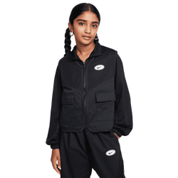 Girls' Grade School - Nike NSW Dance Jacket-PD - Black/White