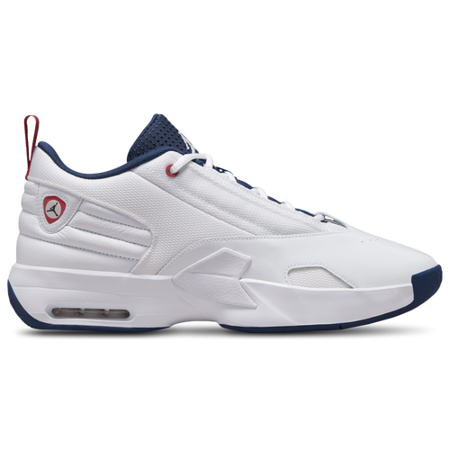 

Jordan Mens Jordan Max Aura 6 USA - Mens Basketball Shoes White/Navy/Red Size 11.0