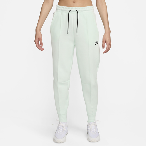 

Nike Womens Nike NSW Tech Fleece MR Joggers - Womens Barely Green/Black Size XS